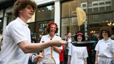 The Great Spitalfields Pancake Race