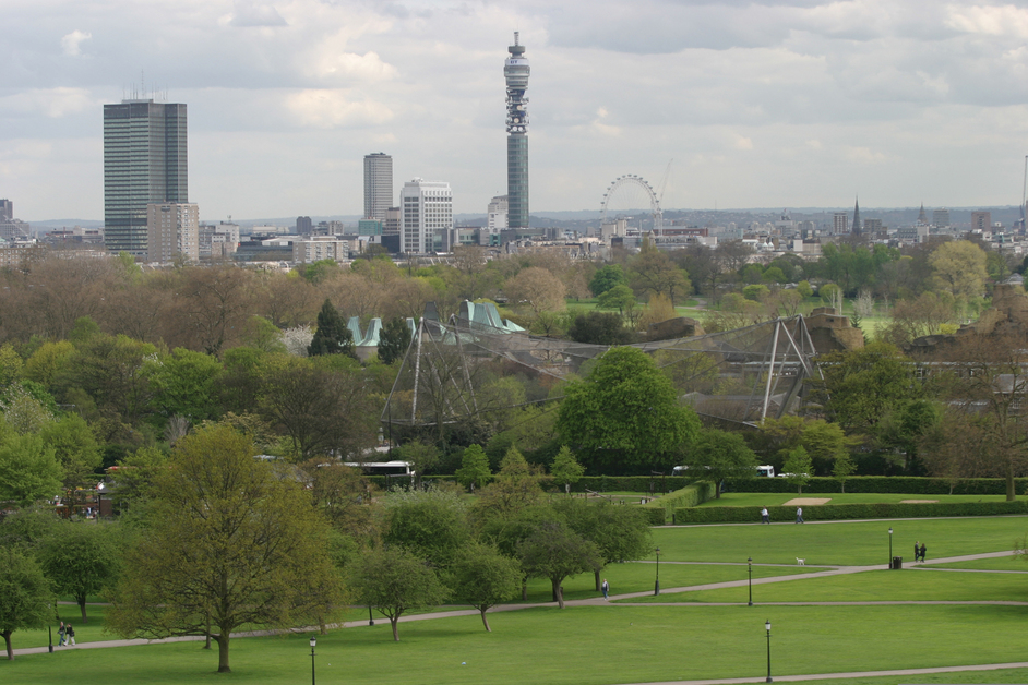 Primrose Hill - The view of London in Summer -  Giles Barnard