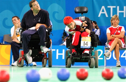 London Paralympics: Boccia