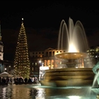 Carol Singing in Trafalgar Square