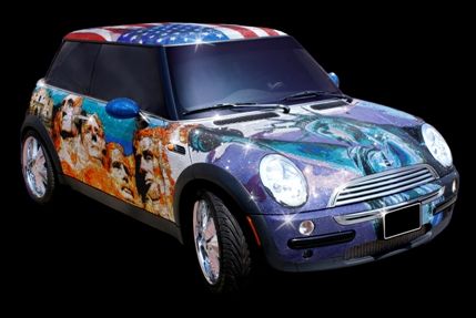 Ripley's Believe It Or Not! Museum London - Mini Cooper covered in more than one million handcrafted Swarovski crystals
