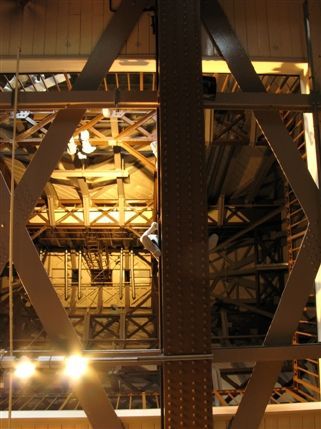 Tower Bridge Exhibition - View from the bottom - of the worker mannequins.