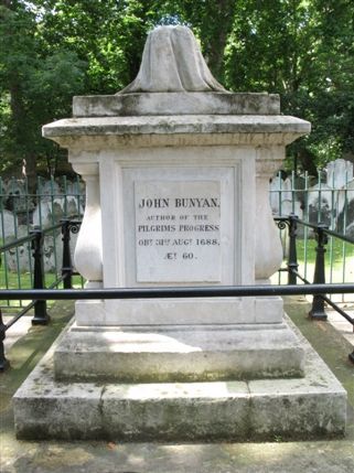 Bunhill Fields - John Bunyan, author of the Pilgrim's Progress