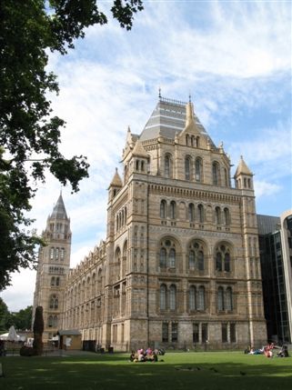 Natural History Museum - View of the Natural History Museum as you exit the subway.