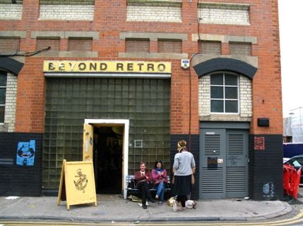 Beyond Retro - Sitting at the entrance of Beyond Retro