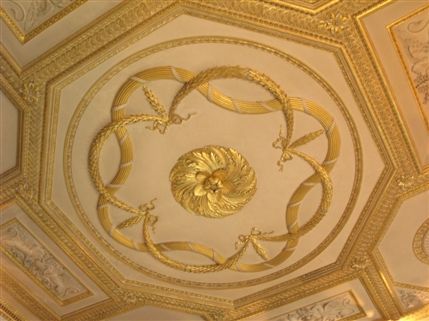 Syon House - Ceiling in the Ante Room