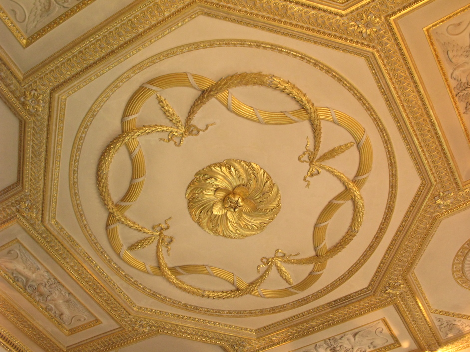 Syon House - Ceiling in the Ante Room