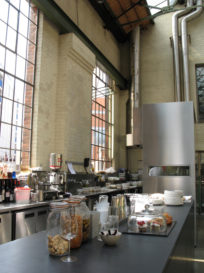 The Wapping Project - The bar and kitchen