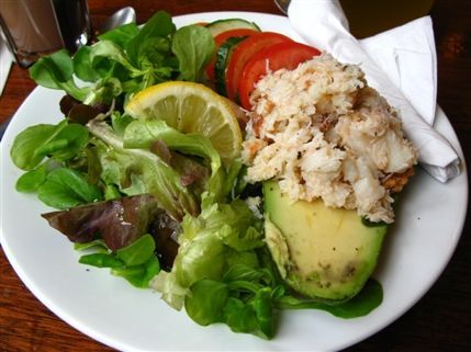Market Coffee House - Crab and Avocado Salad
