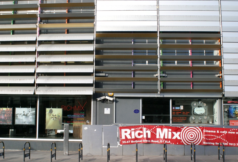 Rich Mix Centre Image from LondonTown.com Rich Mix Centre