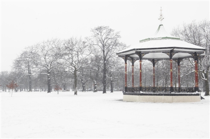 Greenwich Park - Bandstand in Winter - © Colin Streater