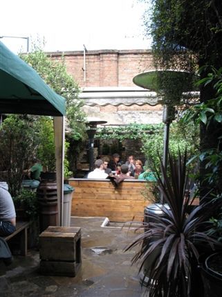 The Lock Tavern - Open-air seating at the back. The Lock Tavern - Open-air seating at the back.