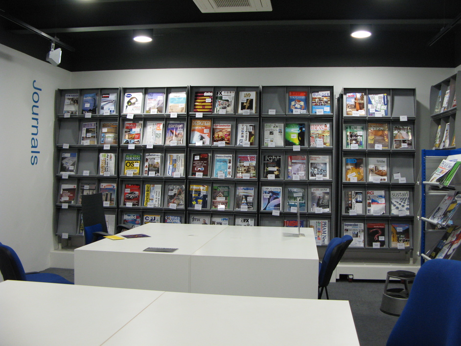 The Building Centre - Area for members to browse journals