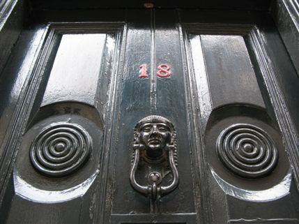 Dennis Severs' House - Dennis Severs House's main door