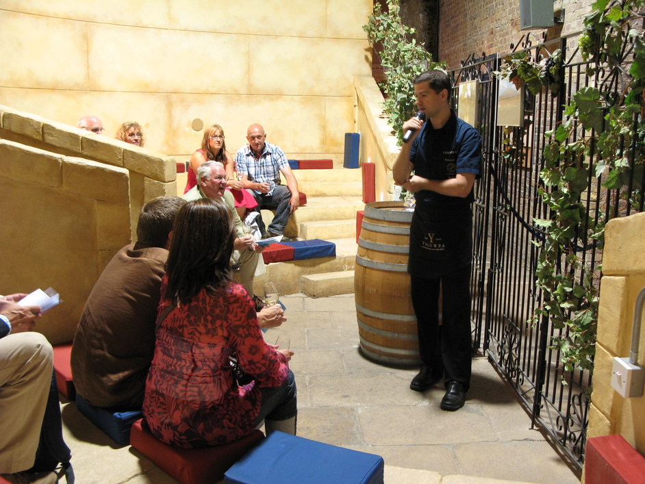 Vinopolis - A lesson on wine-tasting
