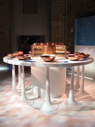 Vinopolis - Exhibit of the ingredients used to make Bombay Sapphire