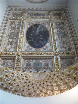 Chiswick House - The ceiling of the Gallery