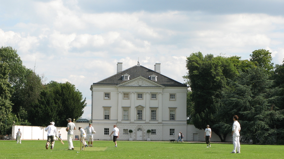 Marble Hill House - A game of cricket on the Great Field
