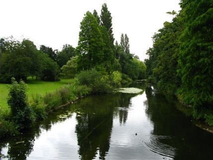 Chiswick House - River that runs through Chiswick Grounds.
