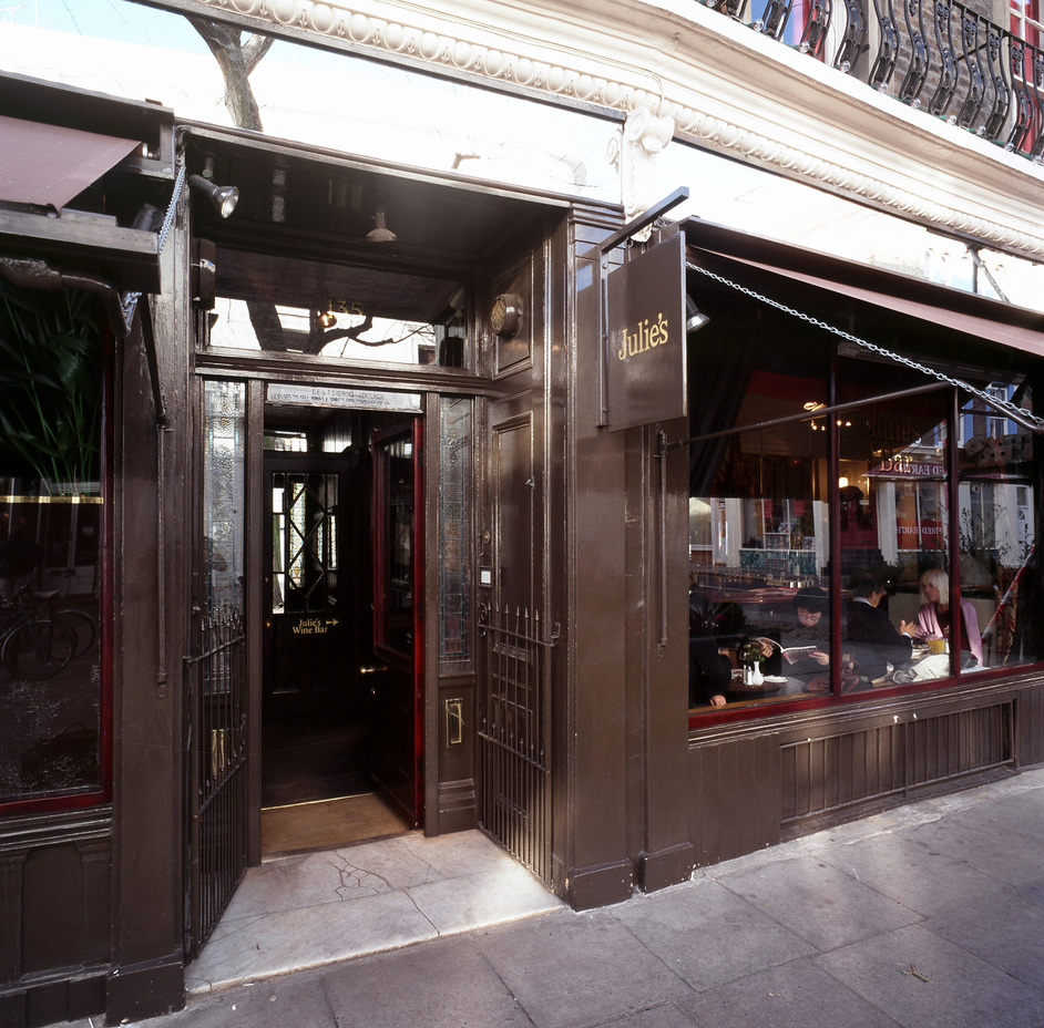 Julie's Restaurant & Bar Image from LondonTown.com Julie's Restaurant & Bar