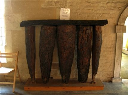 Jewel Tower - Original wooden foundations