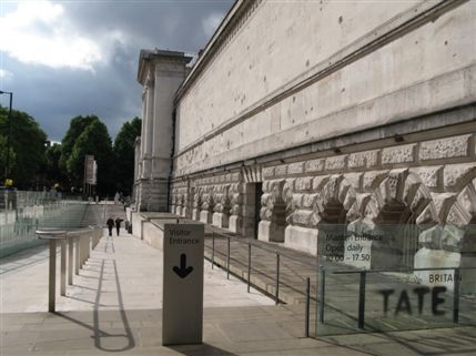 Westmoreland Place - One of the entrances to Tate Britain Westmoreland Place - One of the entrances to Tate Britain