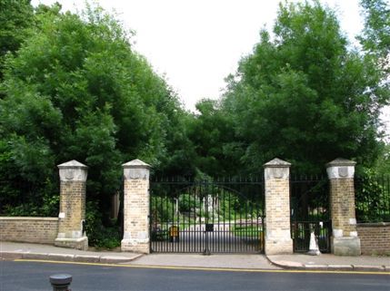 Highgate Cemetery - Entrance to the East Cemetery. Highgate Cemetery - Entrance to the East Cemetery.