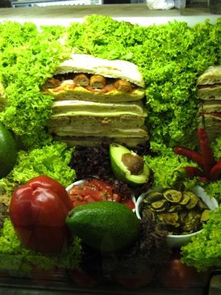 Bar Italia - Sandwich salad anyone? - The Bar Italia food display