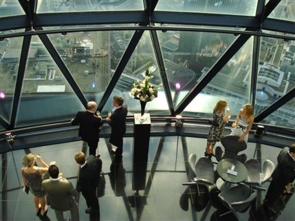 30 St Mary Axe - Top Floor Restaurant at The Gherkin
