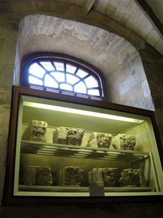 Jewel Tower - Capitals found in a wall