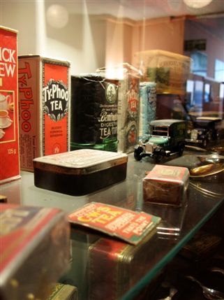 The Bramah Museum of Tea and Coffee - Close up of some of the articles on display.