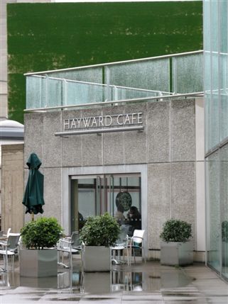 The Hayward Gallery - The Hayward Cafe - which is also a Starbucks