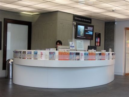 The Hayward Gallery - The reception area