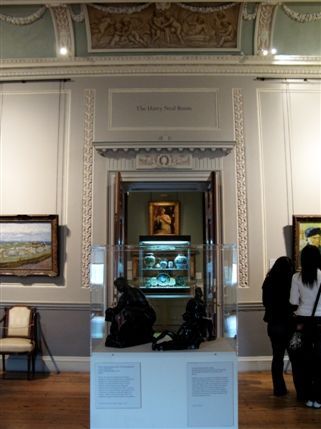 Courtauld Institute Gallery - Entrance to the Harry Neal Room - one of the many intricate rooms at the Courtauld.