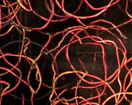 Abstract America: New Painting And Sculpture - Aaron Young, Greeting Card 10a