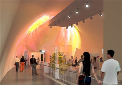 Natural History Museum - Darwin Centre cocoon (artist impression). Copyright Natural History Museum