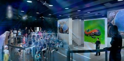 Eagle Place - Darwin Centre studio (artist impression). Copyright Natural History Museum