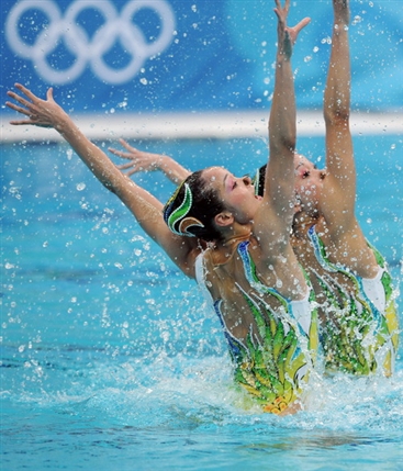 London Olympics: Synchronised Swimming