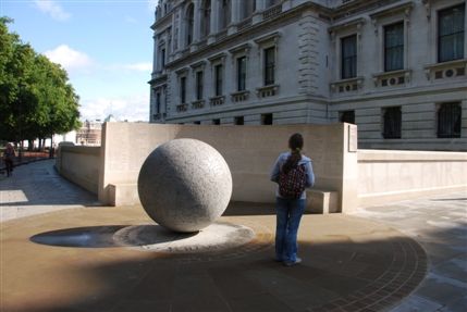 Churchill War Rooms - Bali Memorial Outside Cabinet War Rooms