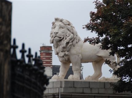 Westminster Bridge - The South Bank Lion On Westminster Bridge Road