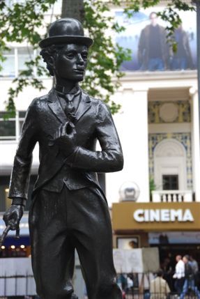 Leicester Square - Chaplin Statue