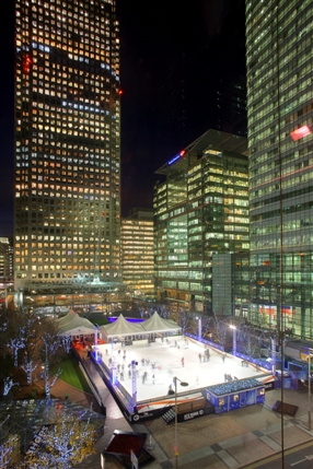 Canary Wharf Ice Skating