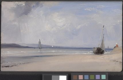 Corot To Monet - Richard Parkes Bonington - La Ferte, About 1825