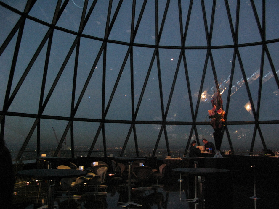 The Swiss Re Tower (aka 'The Gherkin' or '30 St Mary Axe ')