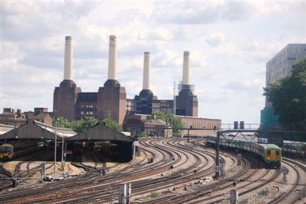 Battersea Power Station - View From Victoria Of Battersea Power Station