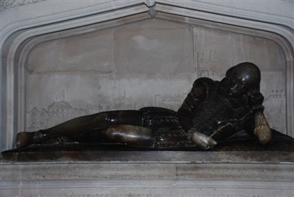 Southwark Cathedral - William Shakespeare Statue Inside Southwark Cathedral