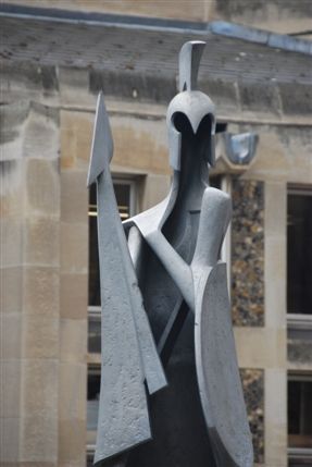 Southwark Cathedral - Roman Sculpture Outside Southwark Cathedral