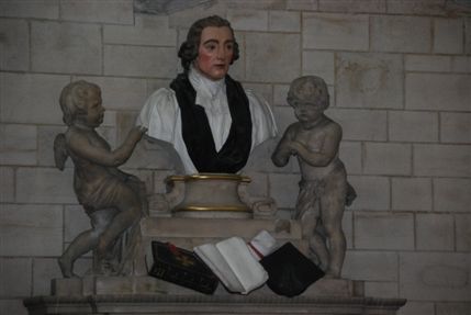 Southwark Cathedral - Memorial Bust Inside Southwark Cathedral