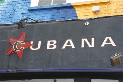 Cubana - Cubana Restaurant Sign