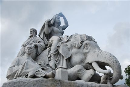 Albert Memorial - Sculpture On Albert Memorial